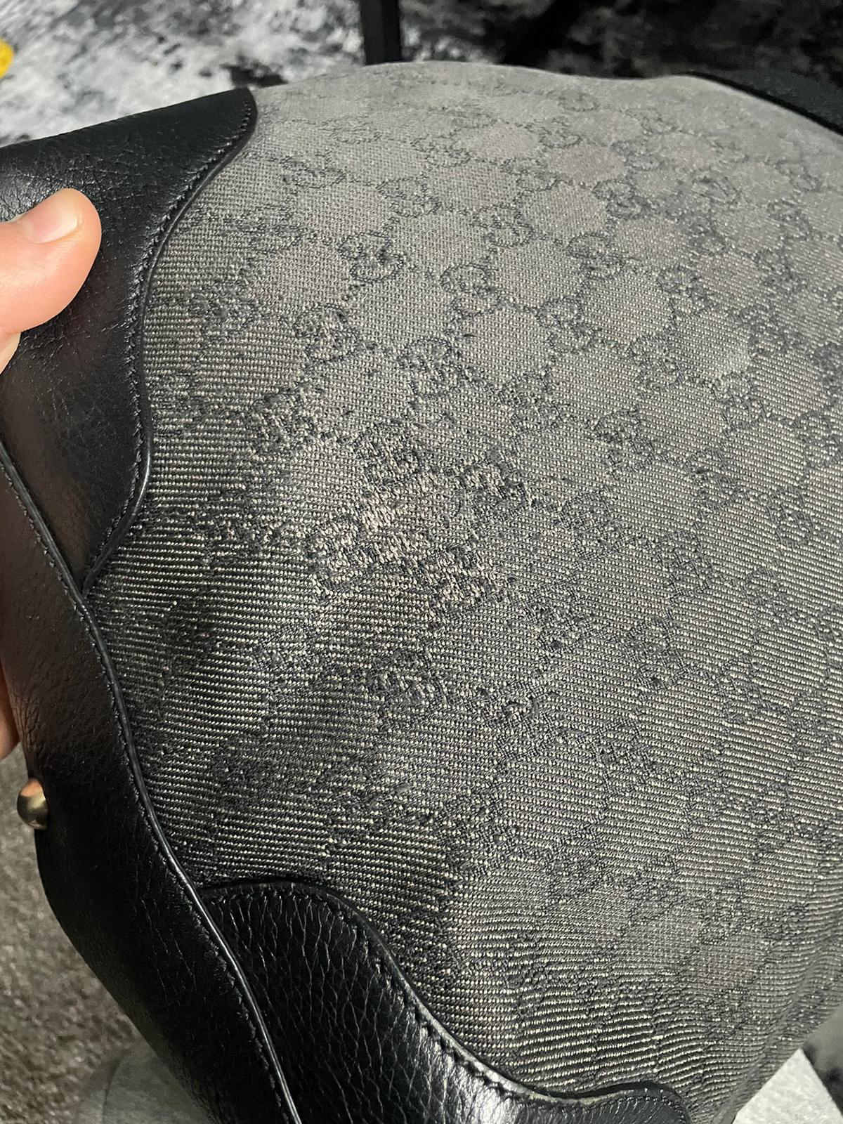 Vintage Gucci Shoulderbag GG Monogram
Black/Grey Authentic Y2K