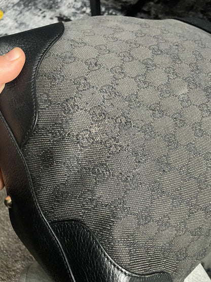 Vintage Gucci Shoulderbag GG Monogram
Black/Grey Authentic Y2K