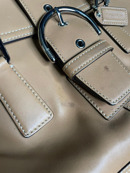 Vintage Coach Handbag Soho Brown
Buckle Flap Authentic Y2K Large