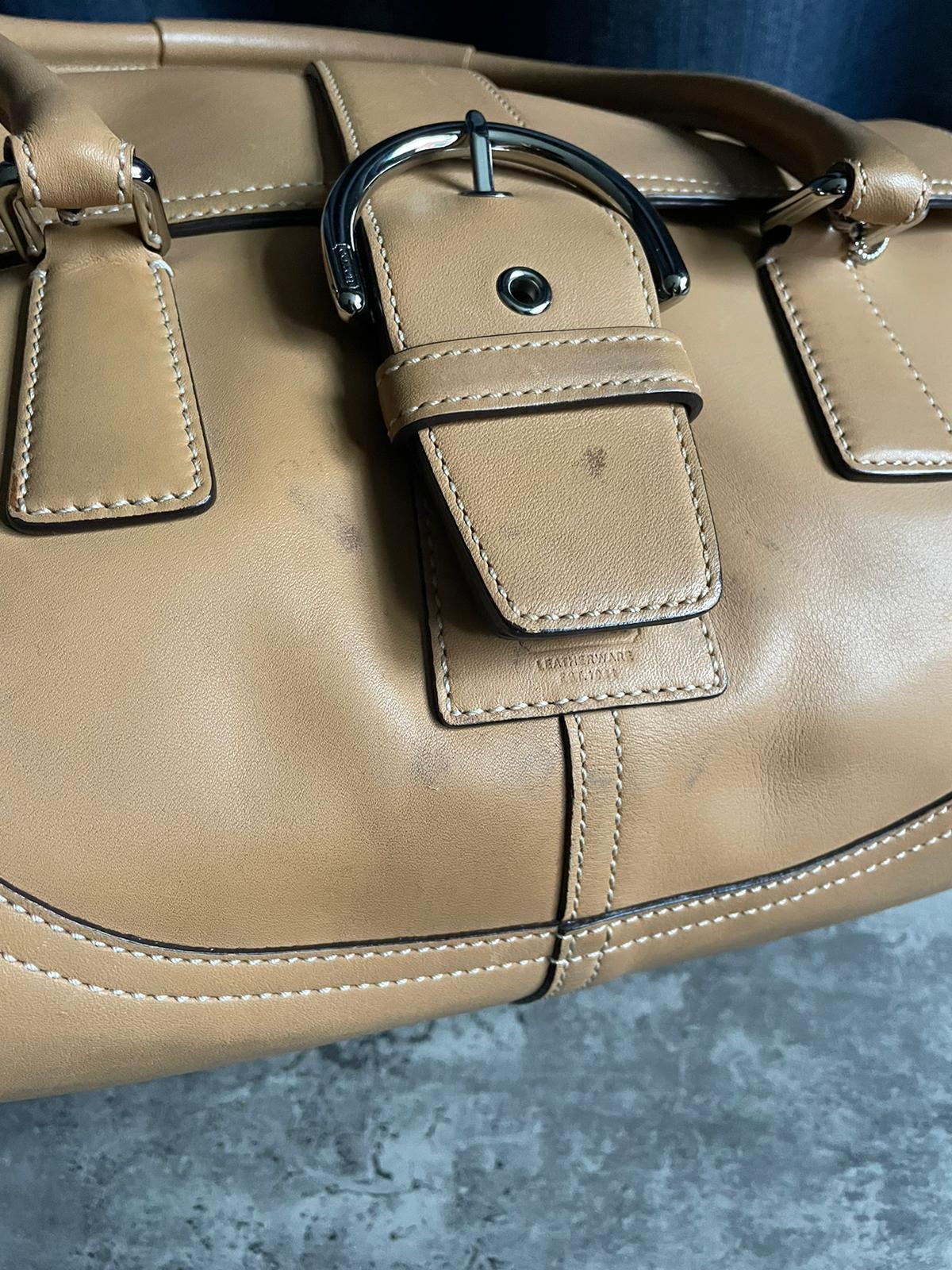 Vintage Coach Handbag Soho Brown
Buckle Flap Authentic Y2K Large