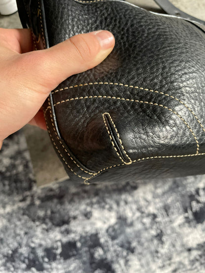 Vintage Coach Leather Crossbody Bag
Black/Gold Authentic with dustbag