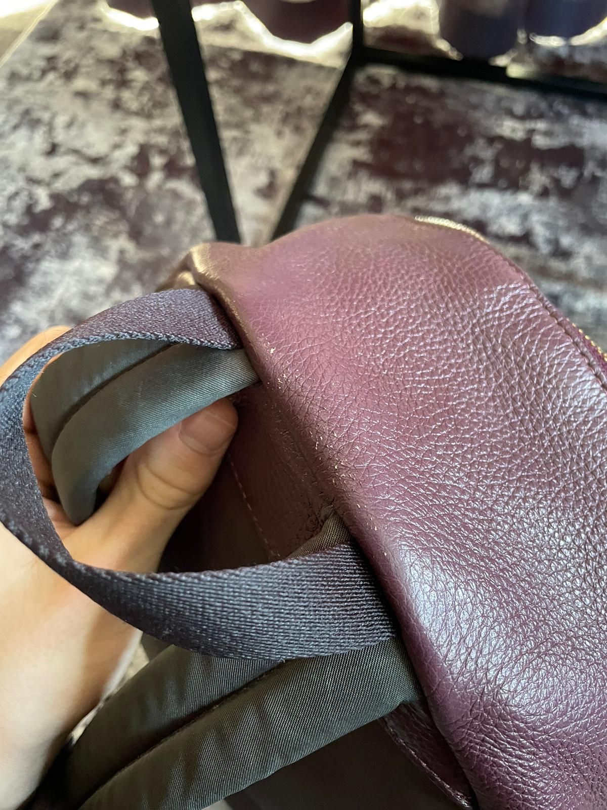 Vintage Coach Backpack Plum/Gold/ Purple Authentic Leather Great Condition