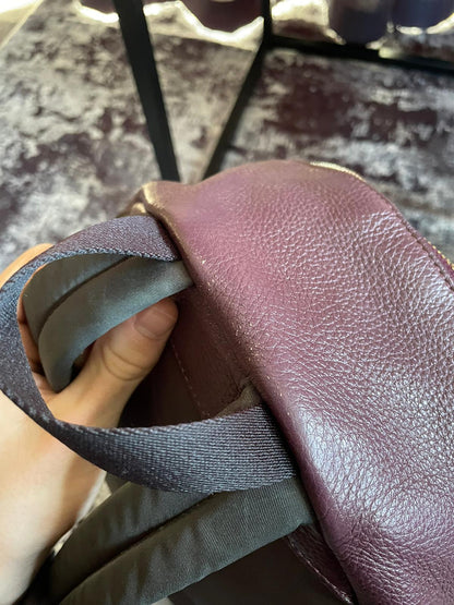 Vintage Coach Backpack Plum/Gold/ Purple Authentic Leather Great Condition