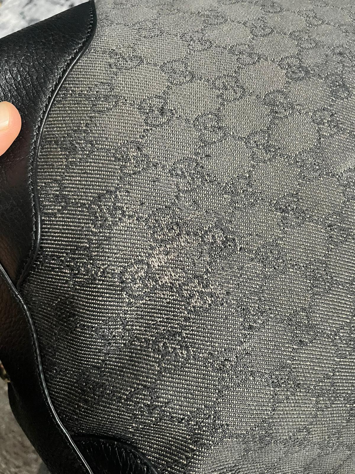 Vintage Gucci Shoulderbag GG Monogram
Black/Grey Authentic Y2K