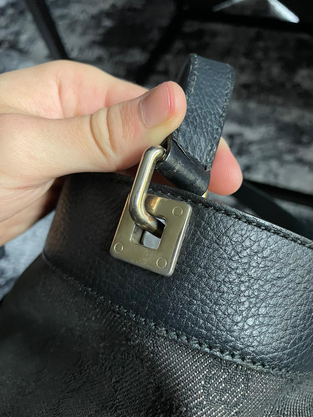 Vintage Gucci Shoulderbag GG Monogram
Black/Grey Authentic Y2K