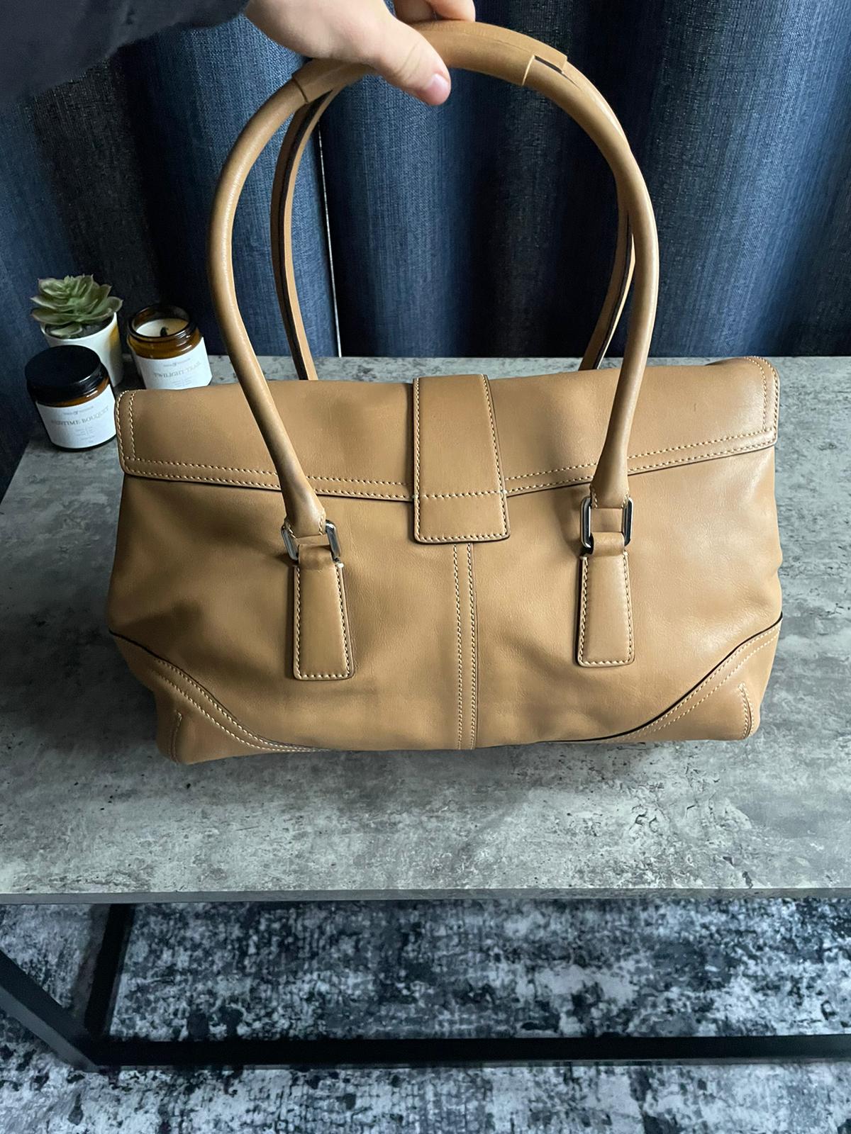 Vintage Coach Handbag Soho Brown
Buckle Flap Authentic Y2K Large