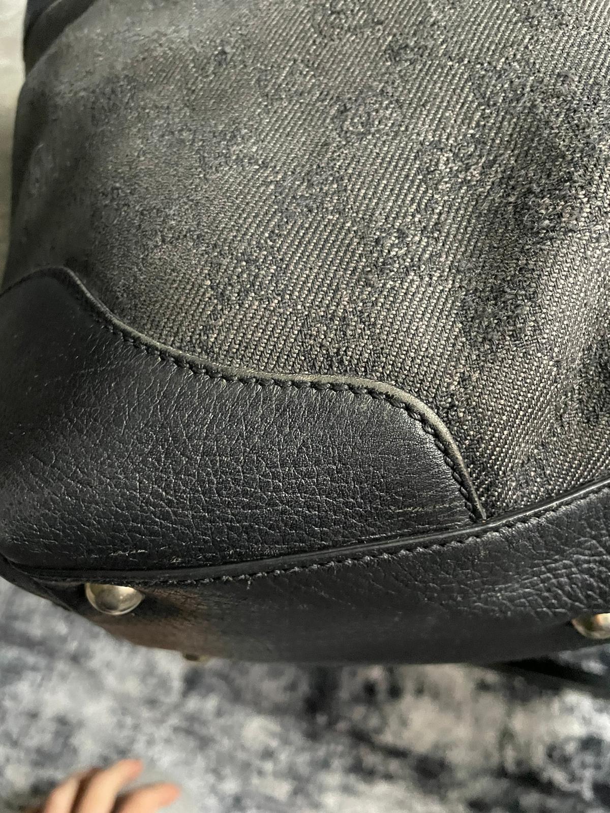 Vintage Gucci Shoulderbag GG Monogram
Black/Grey Authentic Y2K