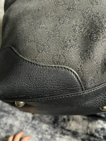 Vintage Gucci Shoulderbag GG Monogram
Black/Grey Authentic Y2K