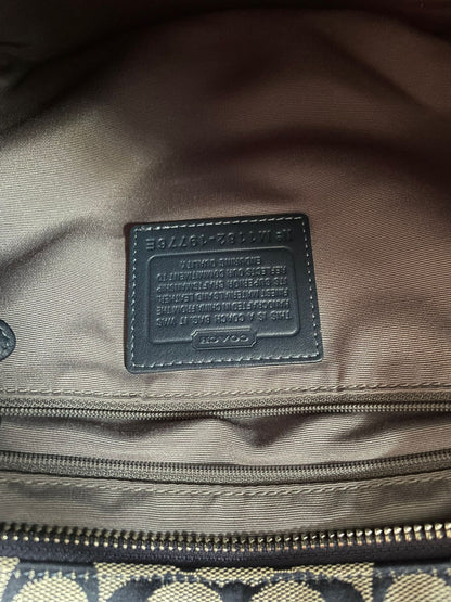 Vintage Coach Navy/Grey Monogram
Handbag/Totebag Y2K Authentic