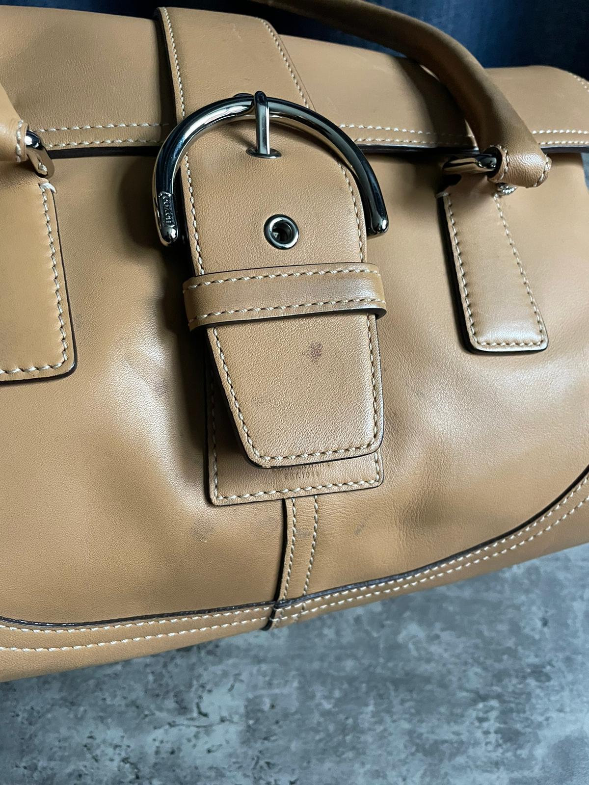 Vintage Coach Handbag Soho Brown
Buckle Flap Authentic Y2K Large