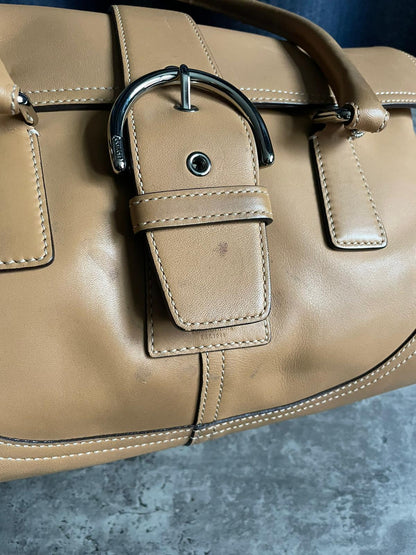 Vintage Coach Handbag Soho Brown
Buckle Flap Authentic Y2K Large