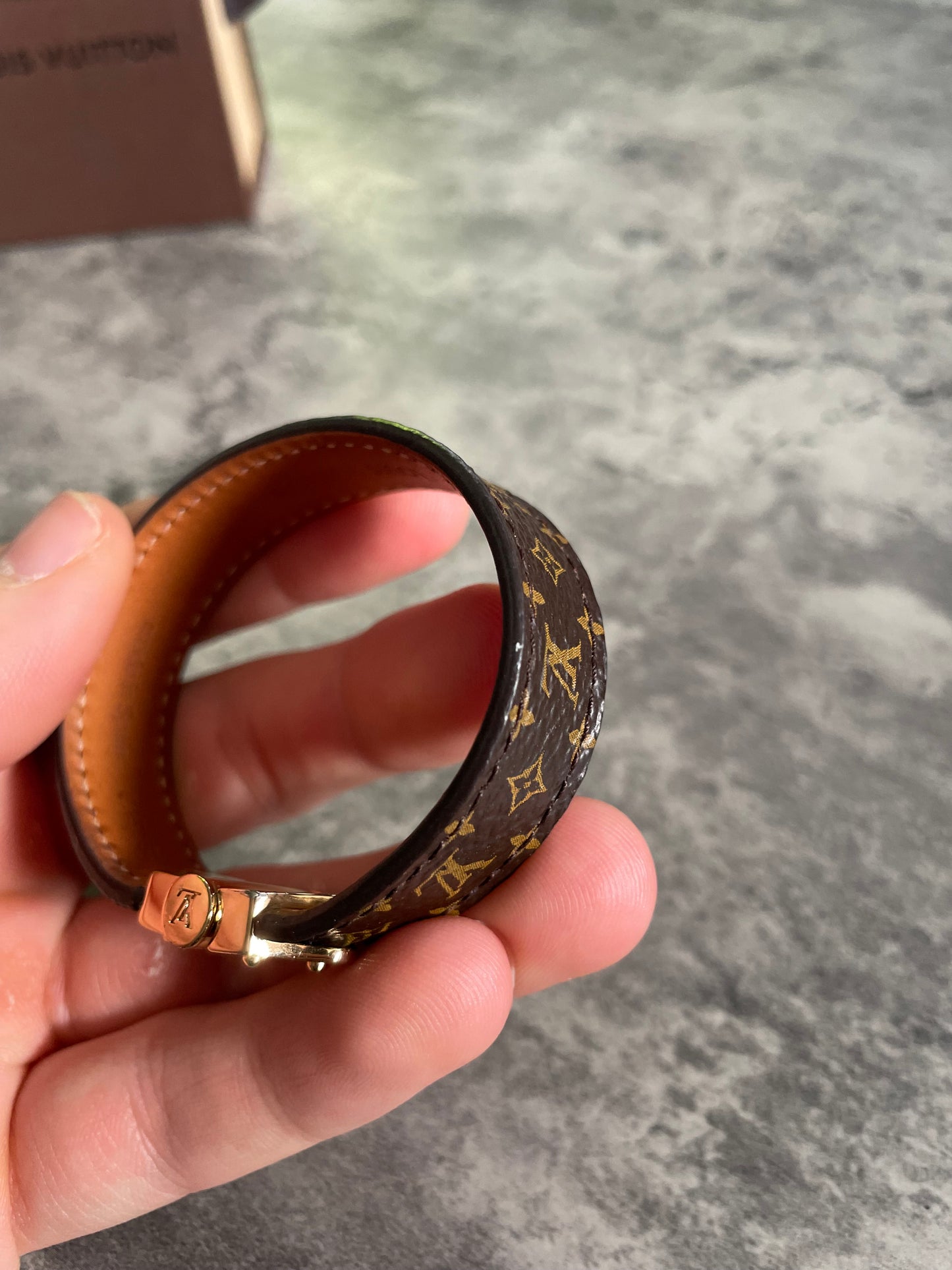 Louis Vuitton Monogram Spirit Bracelet - Size 17 - With Box
