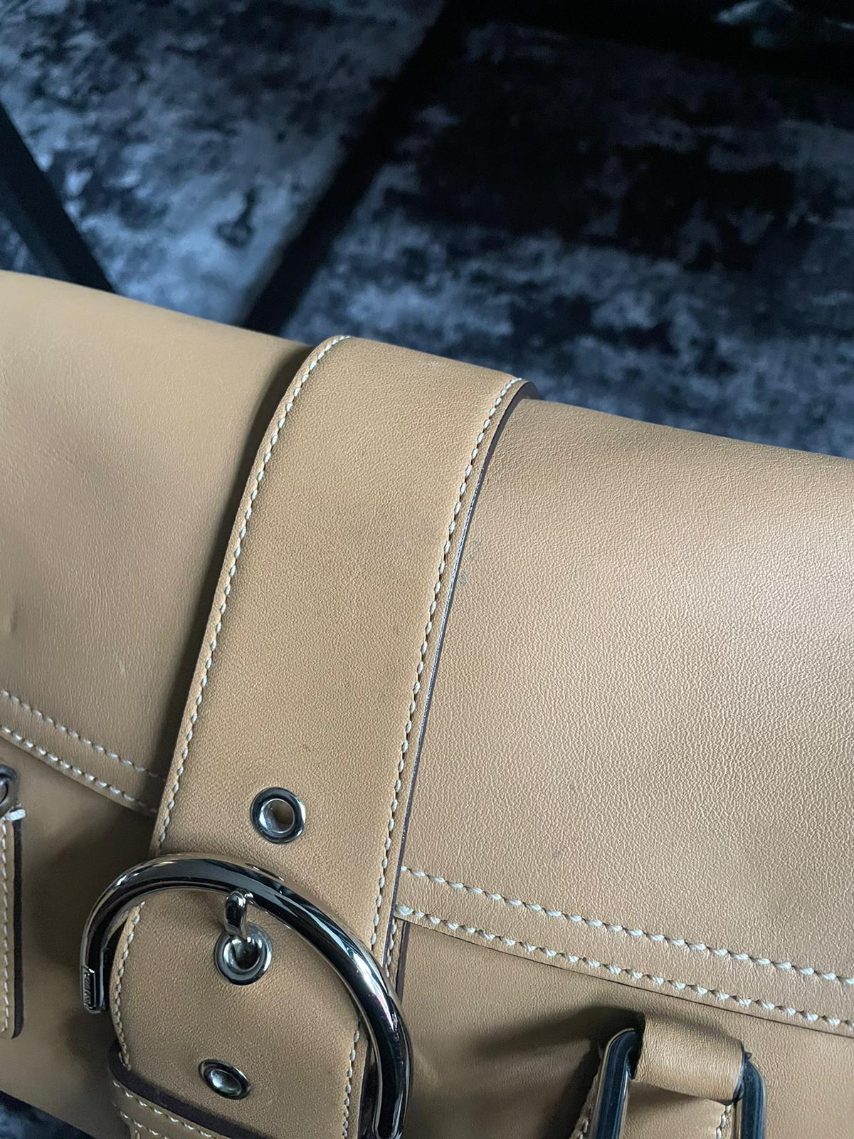 Vintage Coach Handbag Soho Brown
Buckle Flap Authentic Y2K Large