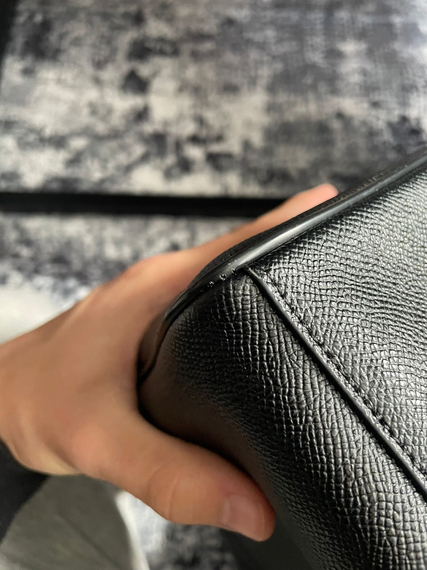 Vintage Coach Leather Crossbody Bag
Black/Gold Authentic with dustbag