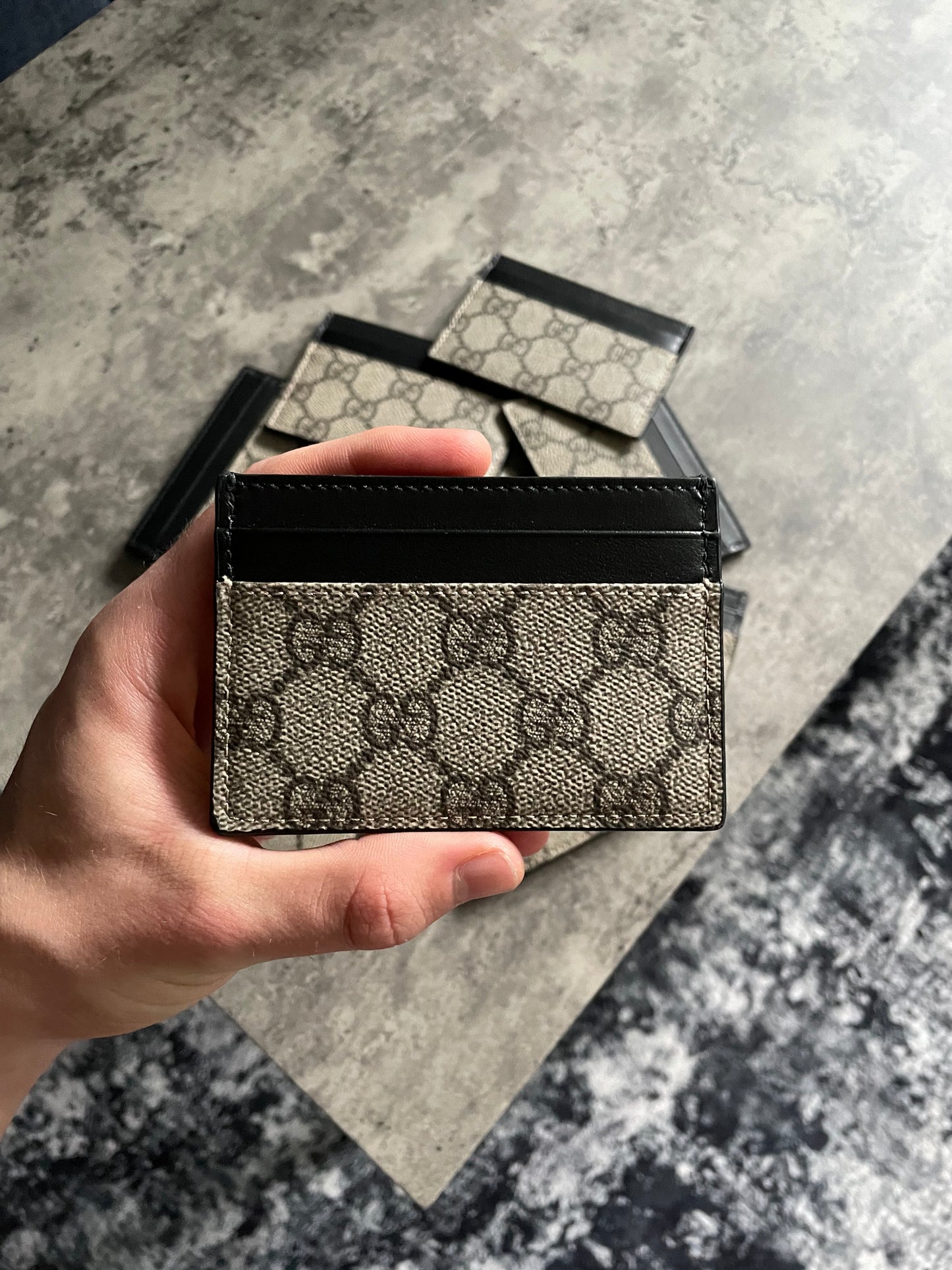 Gucci GG Supreme Cardholder - Brand New