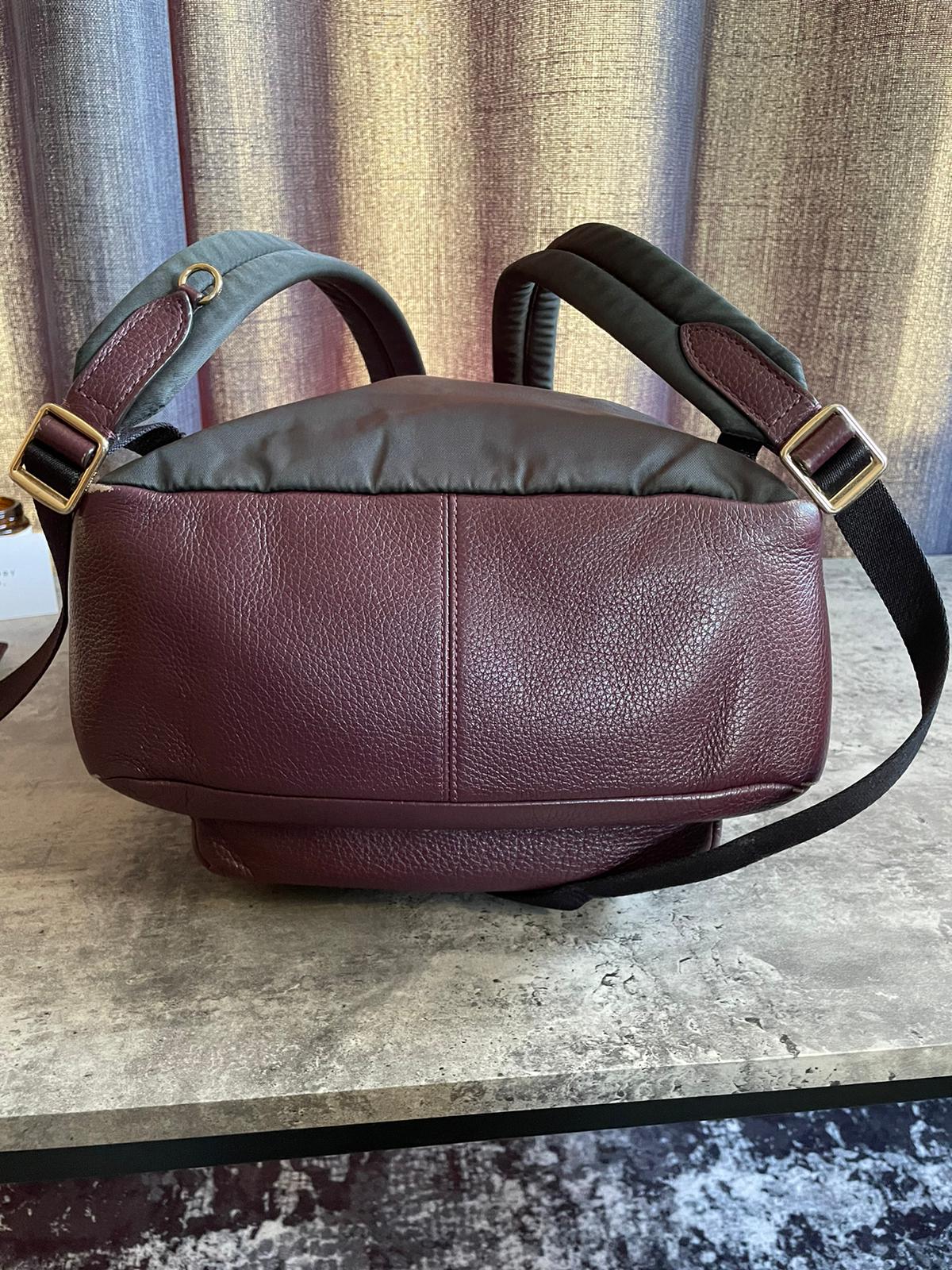 Vintage Coach Backpack Plum/Gold/ Purple Authentic Leather Great Condition