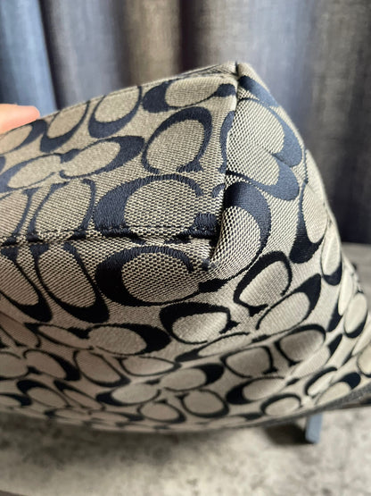 Vintage Coach Navy/Grey Monogram
Handbag/Totebag Y2K Authentic