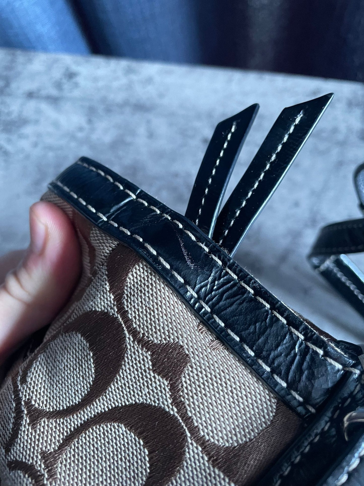 Vintage Coach Monogram Brown/Black
Totebag Authentic Y2K