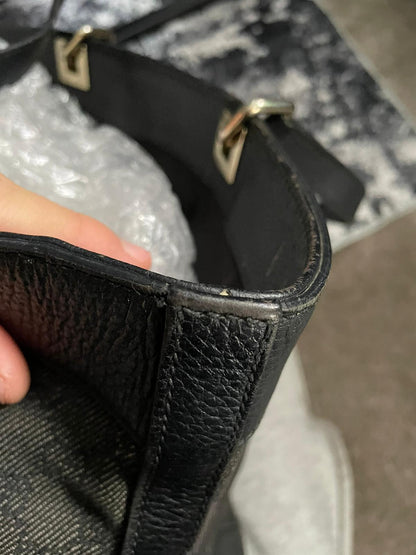 Vintage Gucci Shoulderbag GG Monogram
Black/Grey Authentic Y2K