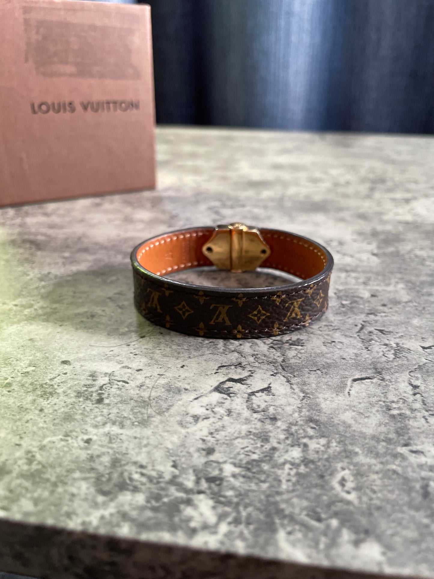 Louis Vuitton Monogram Spirit Bracelet - Size 17 - With Box