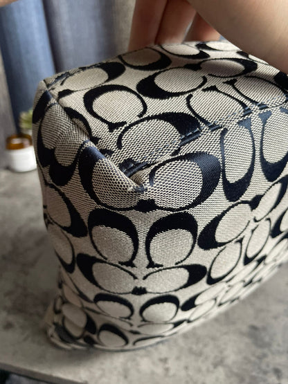 Vintage Coach Navy/Grey Monogram
Handbag/Totebag Y2K Authentic