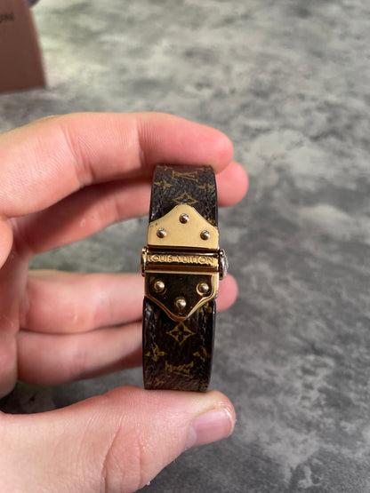 Louis Vuitton Monogram Spirit Bracelet - Size 17 - With Box