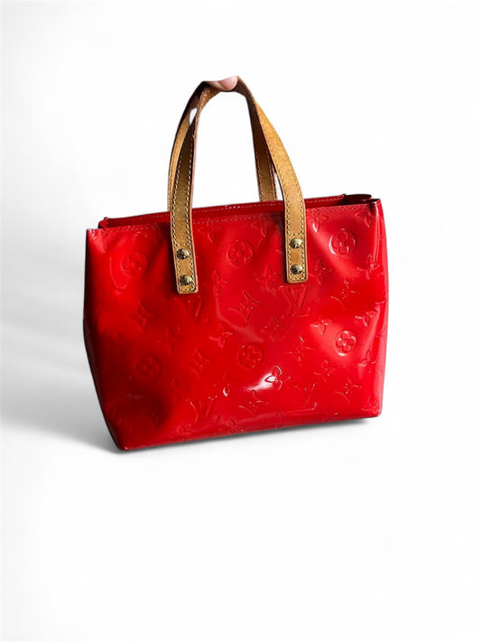 Louis Vuitton Vernis Rouge/Red Totebag/ handbag vintage Y2K authentic glossy/ shiny good condition