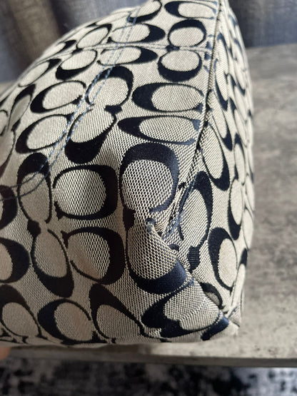 Vintage Coach Navy/Grey Monogram
Handbag/Totebag Y2K Authentic