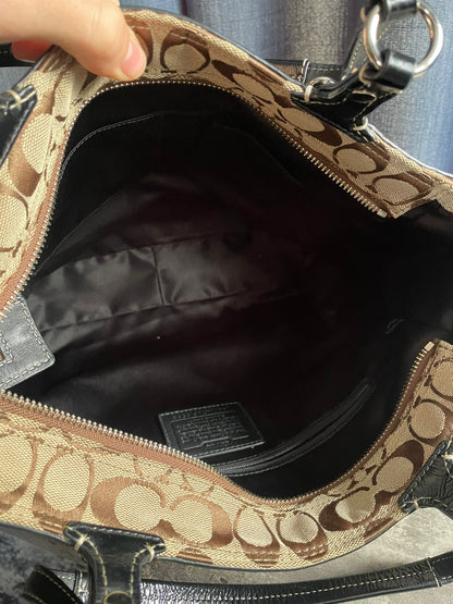 Vintage Coach Monogram Brown/Black
Totebag Authentic Y2K