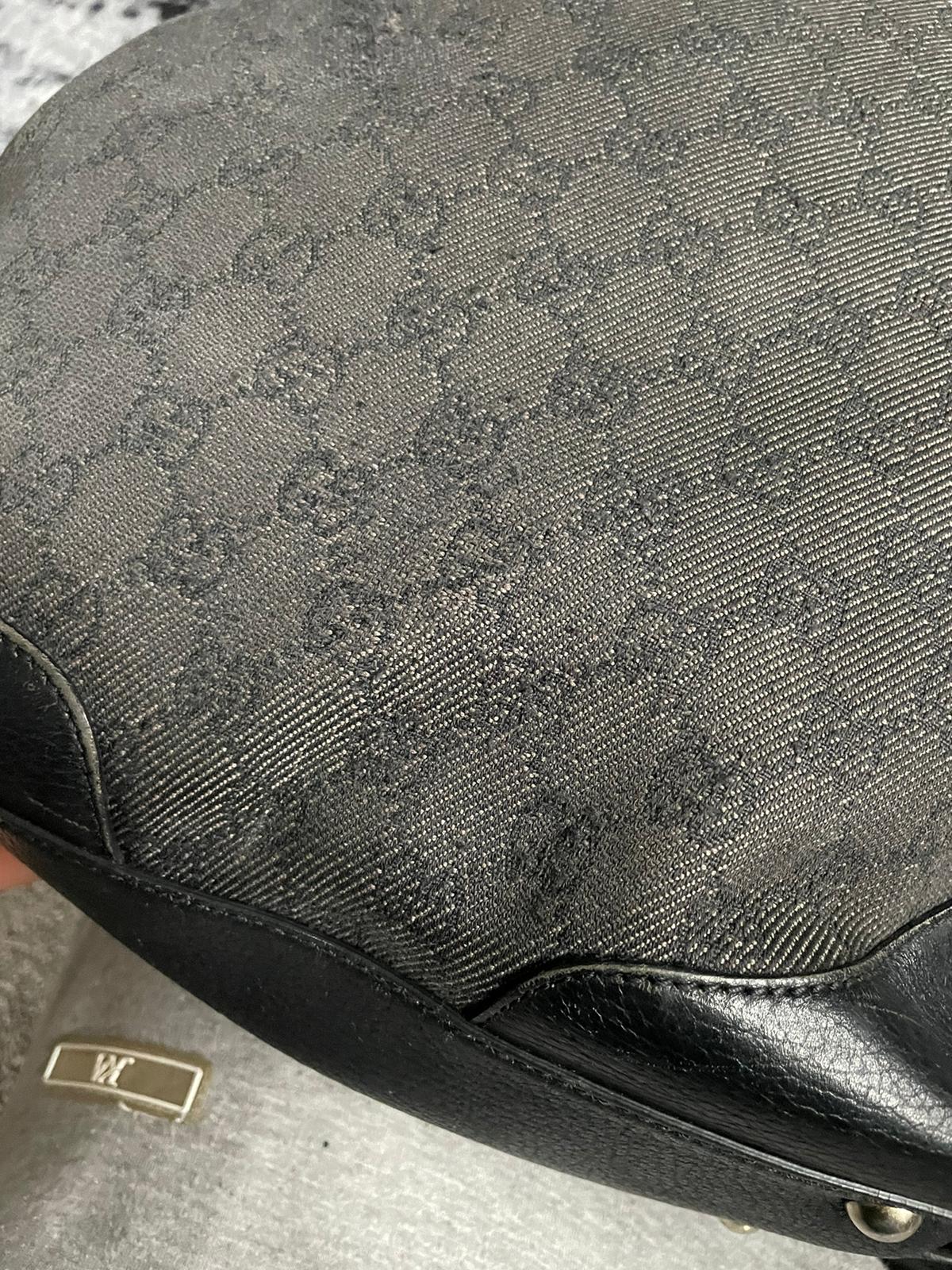 Vintage Gucci Shoulderbag GG Monogram
Black/Grey Authentic Y2K
