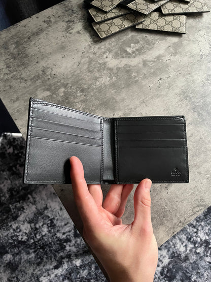 Gucci Kingsnake GG Supreme Bifold Wallet - Brand New
