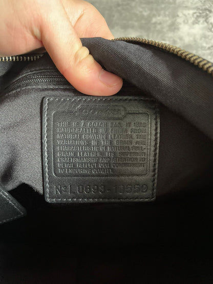 Vintage Coach Leather Crossbody Bag
Black/Gold Authentic with dustbag