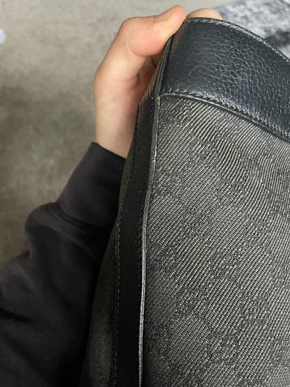 Vintage Gucci Shoulderbag GG Monogram
Black/Grey Authentic Y2K