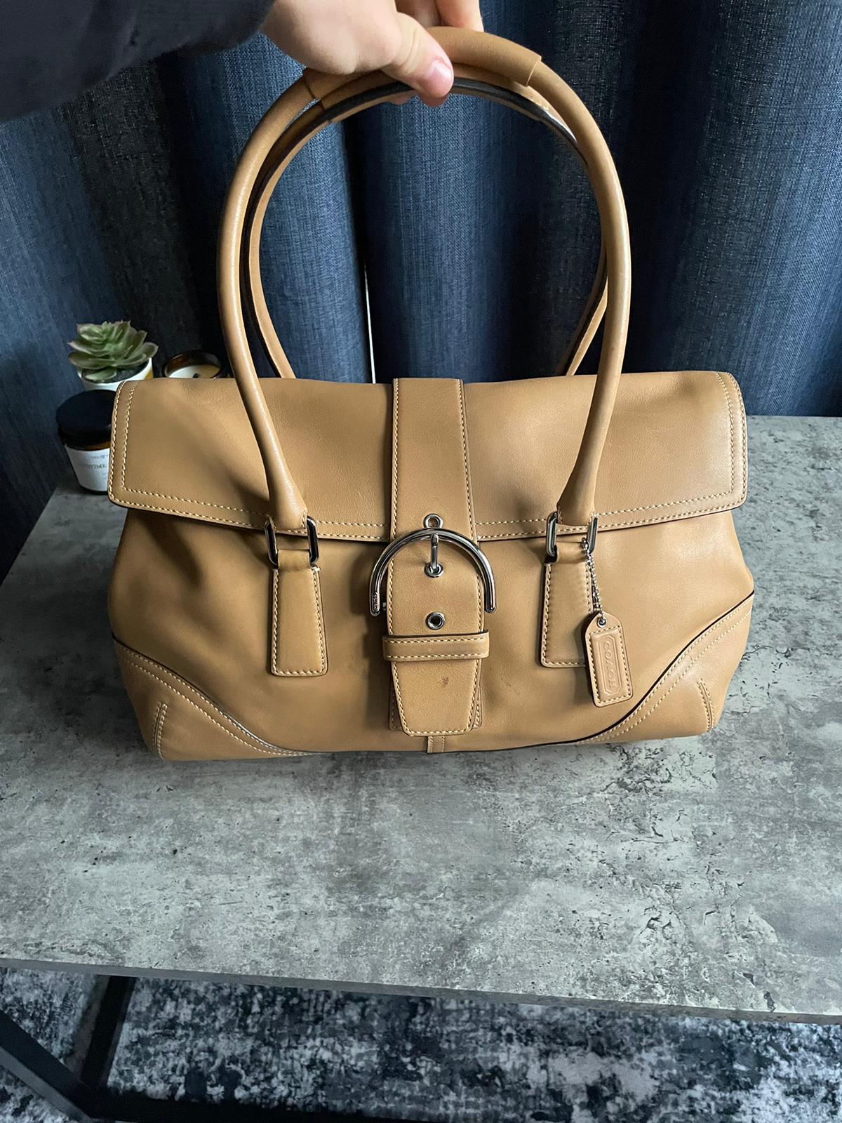 Vintage Coach Handbag Soho Brown
Buckle Flap Authentic Y2K Large