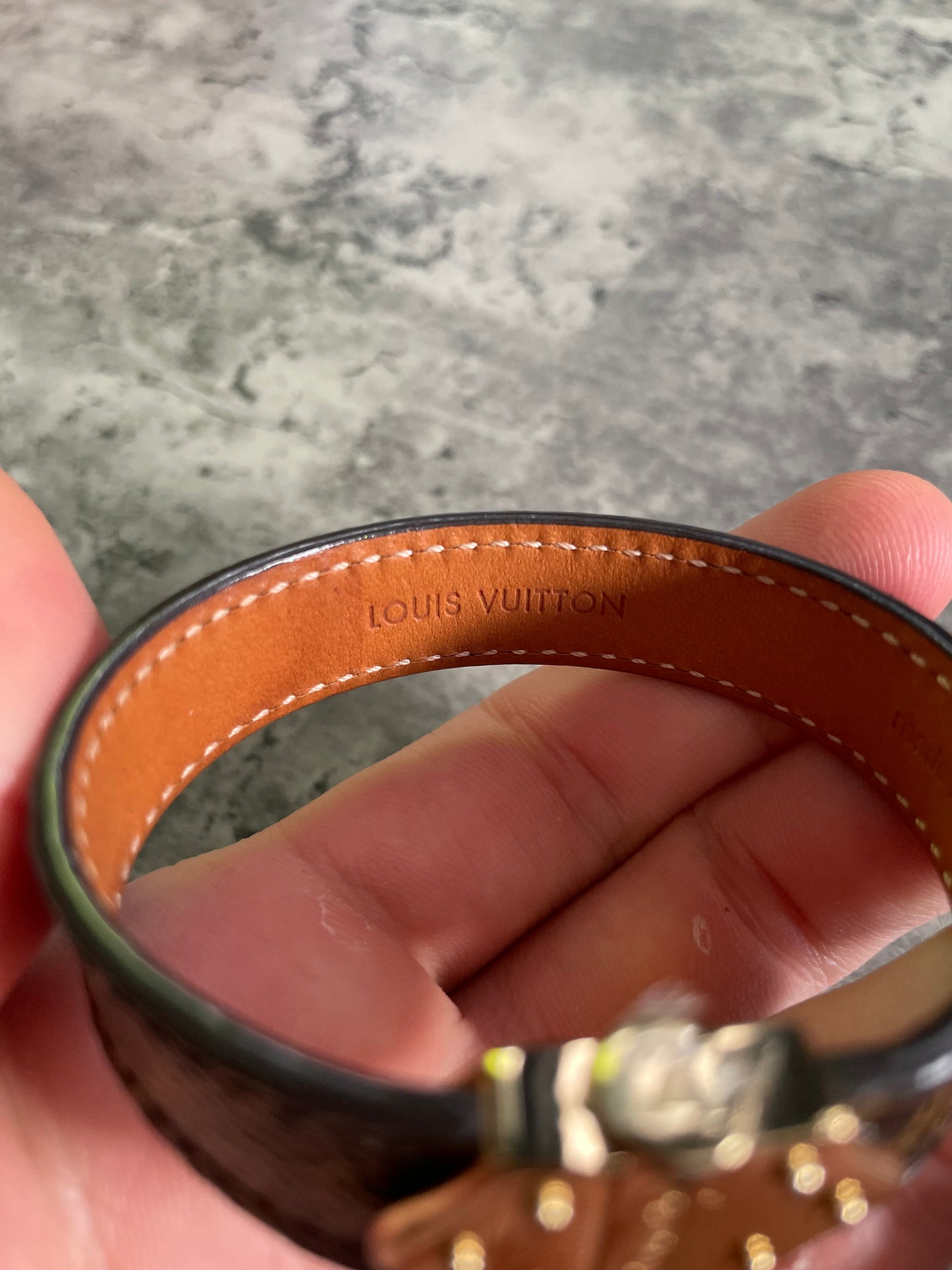 Louis Vuitton Monogram Spirit Bracelet - Size 17 - With Box